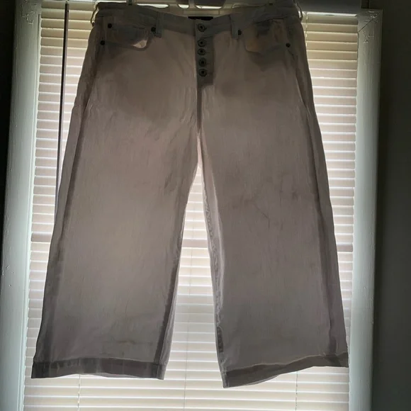 Torrid Crop High-Rise Wide Leg Jeans - Size 18 - Picture 3 of 4